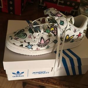 Colorful men’s, Jerry Scott, edition, Adidas tennis shoes, brand New